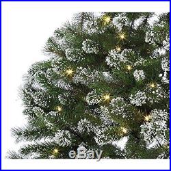 Prelit Snow Tipped Christmas Tree 7ft
