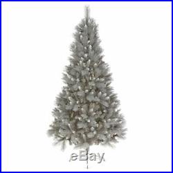 Premier Christmas Silver Tip Fir Tree Grey 210cm/2.1m/7ft