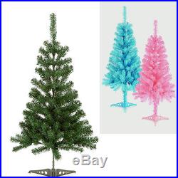 Premier Value Christmas Tree Option of Pink or Blue 90cm Xmas Decoration