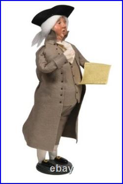 Primitive Collectable Byers Choice John Adams 572 Primitive Collectable Byers Choice John Adams 572