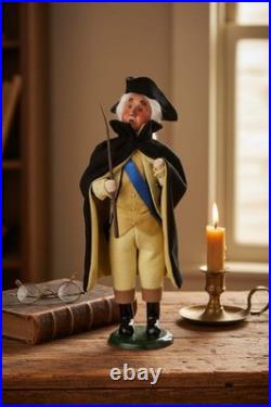 Primitive Collectable Byers Choice President George Washington Caroler 568