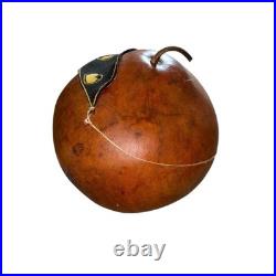 Primitive Vintage Gourd Jack-O’-Lantern Pumpkin Black Cat Halloween masked large