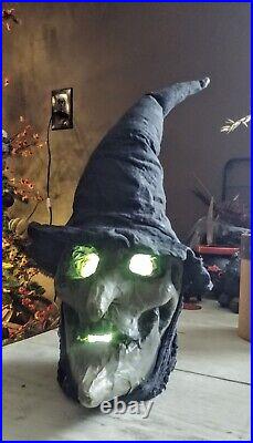 Primitives By Kathy Lighted Wendy Witch Halloween Lamp Lantern Retired Rare