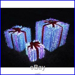 Prismatic Christmas Presents Outdoor Light showithLawn Decorations