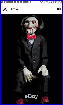 Prop SAW Billy Puppet Jigsaw Life Size Halloween Prop Decor 47