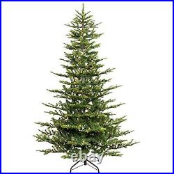 Puleo International 6.5′ Pre-Lit Aspen Fir Artificial Christmas Tree 500Lights