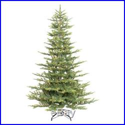 Puleo International Aspen Fir Pre-lit Full Christmas Tree, Green, 54H in