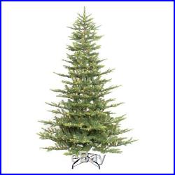 Puleo International Aspen Fir Pre-lit Full Christmas Tree, Green, 78H in