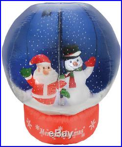 QTX Inflatable 4ft Animated Snow Globe NEW