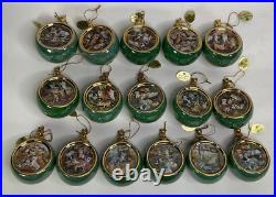 Qty (16) The Bradford Exchange Kitten Expeditions Heirloom Ornament Collection