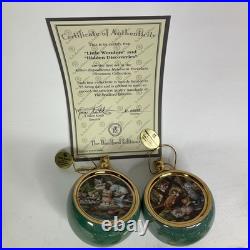 Qty (16) The Bradford Exchange Kitten Expeditions Heirloom Ornament Collection