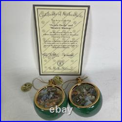 Qty (16) The Bradford Exchange Kitten Expeditions Heirloom Ornament Collection