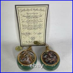 Qty (16) The Bradford Exchange Kitten Expeditions Heirloom Ornament Collection