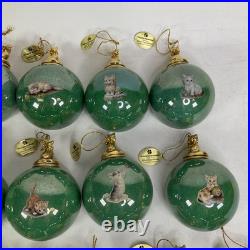 Qty (16) The Bradford Exchange Kitten Expeditions Heirloom Ornament Collection