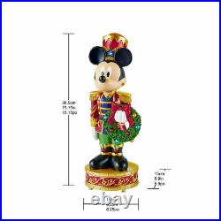 Quality Disney Christmas Mickey Mouse And Goofy Nutcrackers with LED Lights Xmas