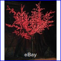 Queens of Christmas 8 tall Red Cherry tree with 2304 LEDs