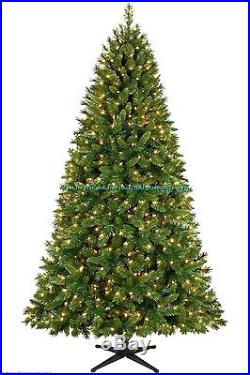 Quick Set Pre-Lit 7.5' KENNEDY FIR CHRISTMAS TREE with1061 Tips 600 Clear Lights