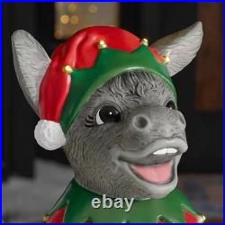 RARE 2.5 ft LED Christmas Dominick Donkey Santa Blow Mold Home Depot 2026 VIRAL RARE 2.5 ft LED Christmas Dominick Donkey Santa Blow Mold Home Depot 2026 VIRAL