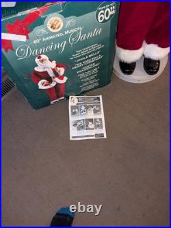 RARE 60 Animated Motion Dancing Santa Life Size Christmas 2003 Dancing Works RARE 60 Animated Motion Dancing Santa Life Size Christmas 2003 Dancing Works