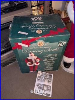 RARE 60 Animated Motion Dancing Santa Life Size Christmas 2003 Dancing Works RARE 60 Animated Motion Dancing Santa Life Size Christmas 2003 Dancing Works