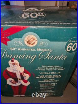 RARE 60 Animated Motion Dancing Santa Life Size Christmas 2003 Dancing Works RARE 60 Animated Motion Dancing Santa Life Size Christmas 2003 Dancing Works