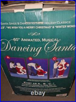 RARE 60 Animated Motion Dancing Santa Life Size Christmas 2003 Dancing Works RARE 60 Animated Motion Dancing Santa Life Size Christmas 2003 Dancing Works