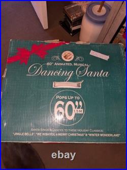 RARE 60 Animated Motion Dancing Santa Life Size Christmas 2003 Dancing Works RARE 60 Animated Motion Dancing Santa Life Size Christmas 2003 Dancing Works