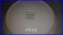 RARE BOX S/8 Pottery Barn Reindeer 11 dinner plates SET OF 8 JAPAN