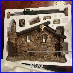 RARE Berkley Jensen 16-Piece Porcelain Handmade Painted Nativity Set Christmas
