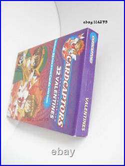 RARE Cardcaptors Sakura Valentines Cards Box of 32 Fold & Seal Clowbook Clow