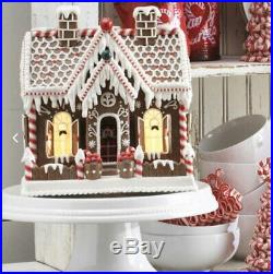 RAZ Imports Lighted Gingerbread House with Candy and Decorations 11 Inch Oper