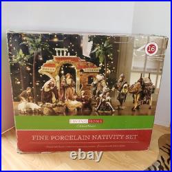 READ Living Home Christmas Fine Porcelain Nativity Set