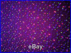 RED GREEN BLUE LASER LIGHT FIREFLY MOTION PROJECTOR Outdoor Christmas Decoration