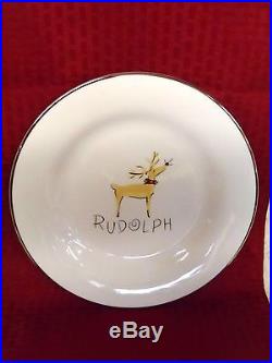 Reindeer Dinner Plates (rudolph)by Pottery Barn