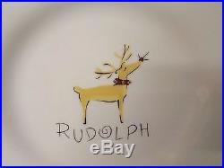 Reindeer Dinner Plates (rudolph)by Pottery Barn