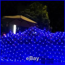 RENUS 10×6.5Ft 320 LED Net Lights Christmas Decorations 8 Modes for Flashing