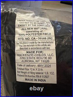 RETIRED MACKENZIE CHILDS FALLING LEAVES LUMBAR PILLOW 20x12 DECOR BRAND NEW