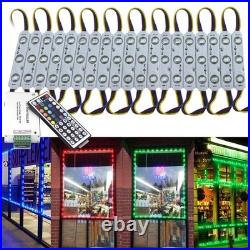 RGB Super Bright Waterproof RGB 5050 SMD 3 LED Module Light Store Club Sign Lamp