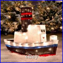 Rudolph Misfit Toys Boat + Train Outdoor Yard Xmas Decor + Santa Inflatable Lot