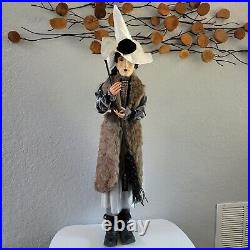 Rachel Zoe Halloween Designer Witch Doll Standing 37 Tall