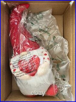 Rae Dunn 4 Weighted Plush Gnomes LOVE STRUCK, BE MINE, HAPPY VALENTINE'S DAY