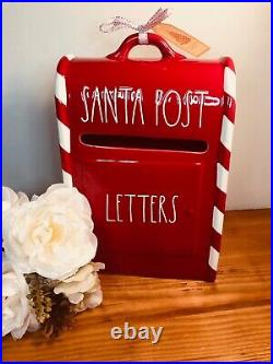 Rae Dunn Christmas Red Santa Post Letters Mail Box From Canada