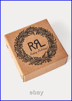 Ralph Lauren RRL Limited Edition Leather Haircalf Holiday Ornament Set New