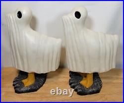 Rare 2013-14 Spirit Halloween Exclusive 12-3/4 Baby Ghost Ducks Blow Molds