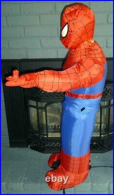 Rare 2013 Gemmy 3.5 Feet Tall Lighted Airblown Inflatable Spider-Man