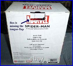 Rare 2013 Gemmy 3.5 Feet Tall Lighted Airblown Inflatable Spider-Man