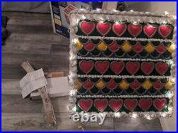 Rare 36 Giant YULESCAPES Vintage Blow Mold Foam Gingerbread House Christmas