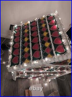 Rare 36 Giant YULESCAPES Vintage Blow Mold Foam Gingerbread House Christmas