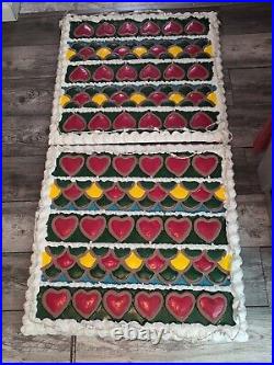 Rare 36 Giant YULESCAPES Vintage Blow Mold Foam Gingerbread House Christmas