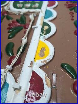 Rare 36 Giant YULESCAPES Vintage Blow Mold Foam Gingerbread House Christmas